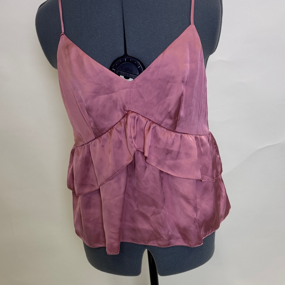 Anthropologie Pink Layered Camisole